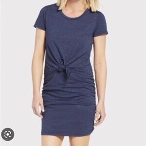 Sundry Tie-front Tee Dress
